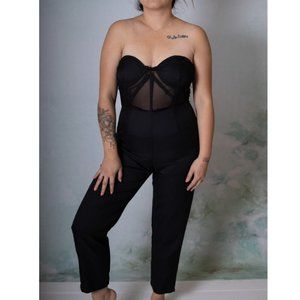 Sexy black one piece jumper.